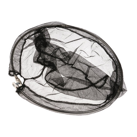 Plegable de acero inoxidable Marco de Nylon de pesca de red para la cabeza negro ► Foto 1/6