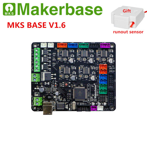 MKS-placa BASE V1.6 para impresora 3D tarjeta de circuito integrado, compatible con rampas Mega 2560, accesorios electrónicos de bricolaje ► Foto 1/3