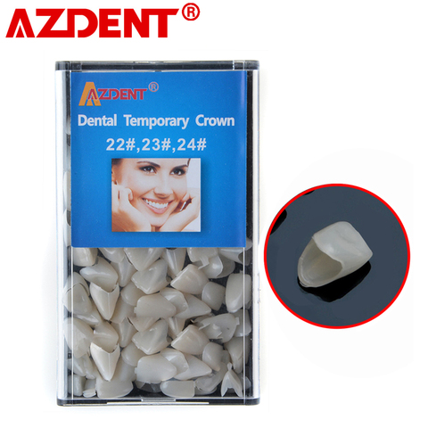 72 Uds los dientes 22 #23 #24 # Dental temporal corona materiales de los dientes anteriores chapas sólo para dentista uso ► Foto 1/6