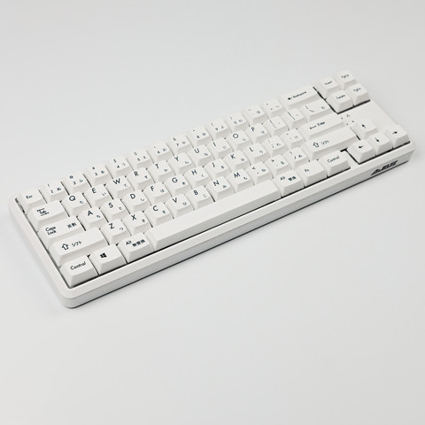 Juego de teclas de sublimación para teclado mecánico MX switch, tapa de tecla japonesa, perfil XDA, color blanco y negro, 115 teclas ► Foto 1/5