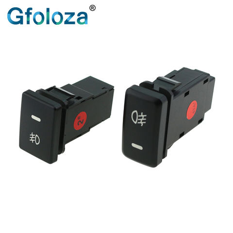 Gfoloza-Control de faros de luz antiniebla de coche para Toyota Foglight, botón de encendido y apagado, indicador de cable DC 12V, estilo de coche para Camry Prius Corolla, 1 Uds. ► Foto 1/6