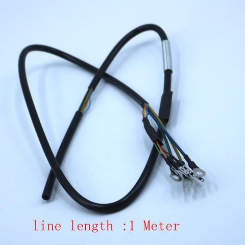 Cables de Motor/cable para motor de 500/800W, sin escobillas, DC, 3x2,5mm, fase del motor + 0,2x5 uds. ► Foto 1/4
