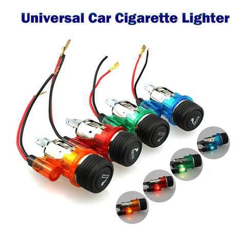 Encendedor de cigarrillos de alta calidad, 12V, 120W, práctico, seguro, duradero, a la moda, para motocicleta, Auto Barco, enchufe de salida para coche ► Foto 1/6