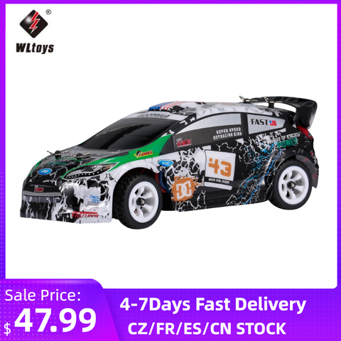 WLtoys-coche de carreras teledirigido K989, 1/28, 2,4G, 4WD, 30 KM/H, coche de carreras a Control remoto, coche de derrape para niños ► Foto 1/6