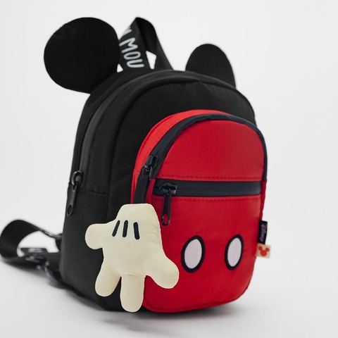 Mochila de dibujos animados de Disney para niños y niñas, Mini bolso de viaje con dibujos animados de Mickey y minnie Mouse ► Foto 1/4