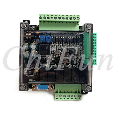 Placa de control industrial, alta velocidad FX1N FX2N FX3U-14MR/10MR 8 entrada 6 relé salida 6AD 2DA PLC con RS485 RTC ► Foto 1/6