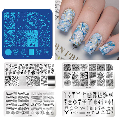 PICT YOU-placas de estampación de uñas, diseños de animales, plantilla de estampación de acero inoxidable, herramientas de plantilla de diseño de estampación de uñas artísticas ► Foto 1/6