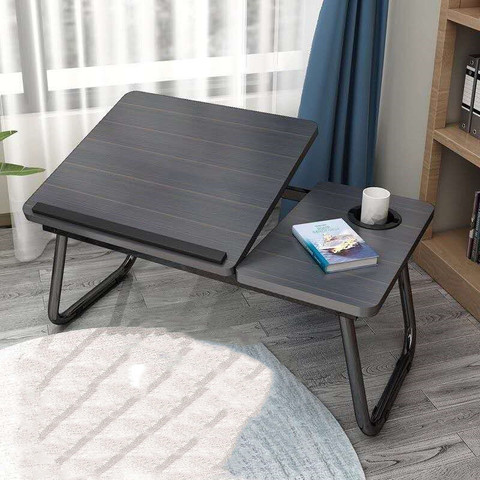 Mesa de ordenador portátil, escritorio para computadora Simple con ventilador para cama, sofá plegable, ajustable ► Foto 1/6