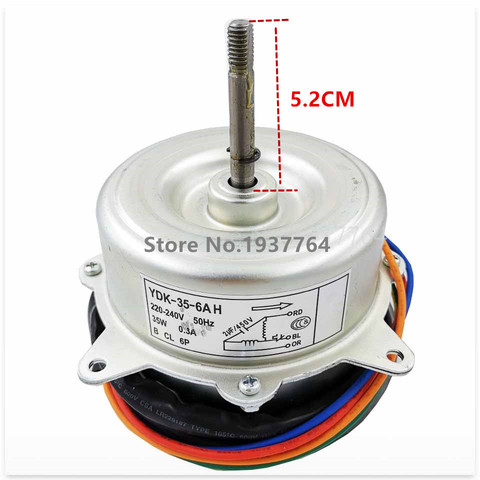 Nuevos para motor YDK-35-6A H YDK-35-6HG 4 fan motor trabajo parte ► Foto 1/1