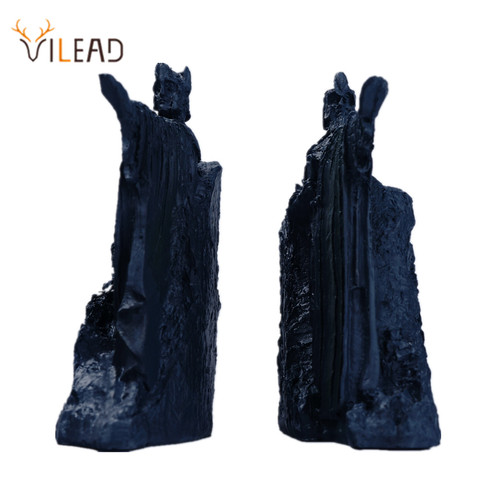 VILEAD-Estantería de escultura de resina, puertas de Gondor Retro, decoración de oficina, Accesorios de escritorio, estatua, arte moderno ► Foto 1/6