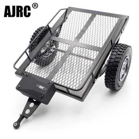 TRAXXAS TRX-4 TRX-6 Axial D90 SCX10II 90046 para 1/10 simulación de control remoto de coche de DIY KIT de metal, pequeño cubo de remolque ► Foto 1/5