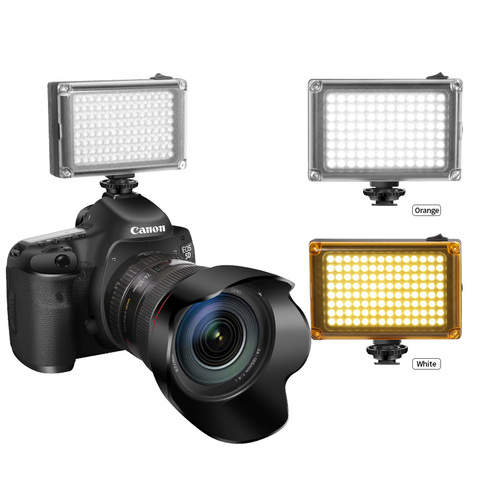 96 LED Video cámara foto iluminación bombillas Hotshoe lámpara para Dslr boda iluminación fotográfica lámpara photoflood ► Foto 1/6