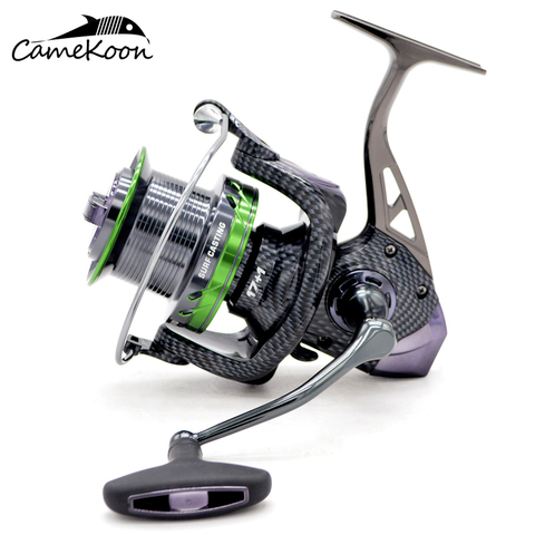 CAMEKOON-carrete giratorio para pesca de larga distancia, 8000/10000/12000 carrete de Casting de Surf, 10KG, potencia de Arrastre, competición de agua salada ► Foto 1/6