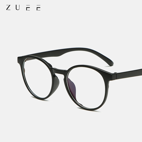 ZUEE-Gafas de ordenador para hombre y mujer, lentes antiradiación con bloqueo, Anti-UV, planas, con luz azul ► Foto 1/6