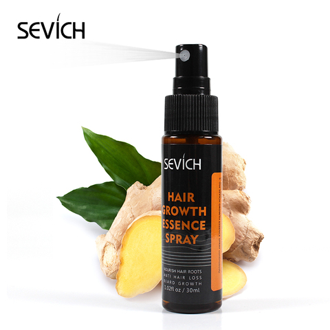 Sevich 30ml aceite esencial para el crecimiento del cabello pérdida de cabello producto tratamiento antipérdida de cabello pelo crecimiento esencia aerosol Original auténtico ► Foto 1/6