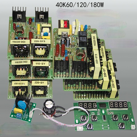 Máquina de limpieza por ultrasonidos, tablero de accionamiento placa de circuito PCB de máquina de limpieza, placa base de mantenimiento, pantalla transductor ► Foto 1/5