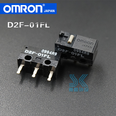 2 uds ratón OMRON Micro interruptor microinterruptor D2F-01FL adecuado para Logitech G403 G520 G603 G703 G900 G903 IE3.0 D2FC-F-7N 10M 20M ► Foto 1/2