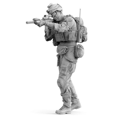 Figura de resina en miniatura, 1/16, kits del Ejército de los Estados Unidos, sin pintar, 724 ► Foto 1/1