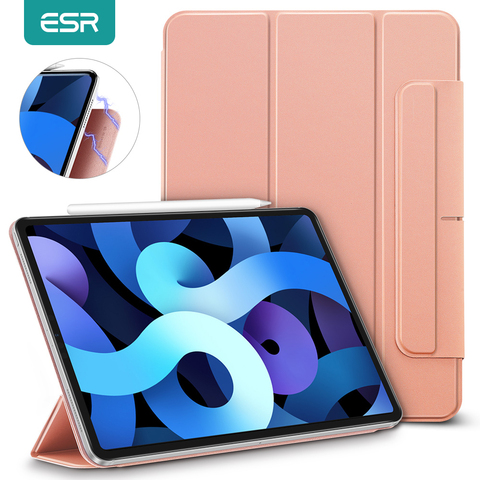 ESR iPad aire caso de iPad 4 2022 seguro magnético funda inteligente para iPad aire 4 2022 a prueba de golpes a prueba Tablet cubierta protectora nueva versión ► Foto 1/6