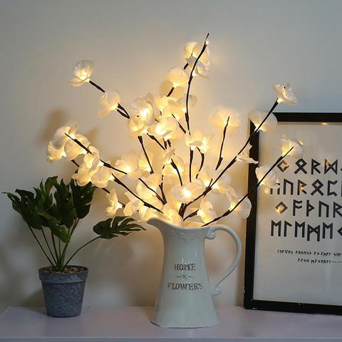 Phalaenopsis rama luces de Navidad decoración navideña para adornos de Navidad para el hogar Navidad Natal decoración Kerst Año Nuevo 2022 ► Foto 1/6