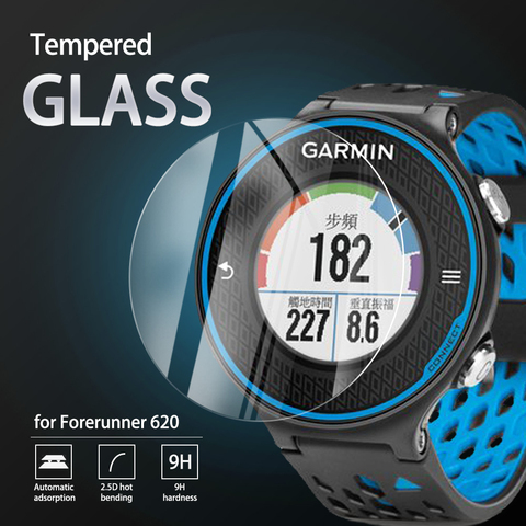 Película protectora de pantalla para Garmin Forerunner, cristal templado Premium 9H, 5 uds., 620, 630, 645, 220, 225, 230, 235, 245, 245, 735, 935, 945 ► Foto 1/6