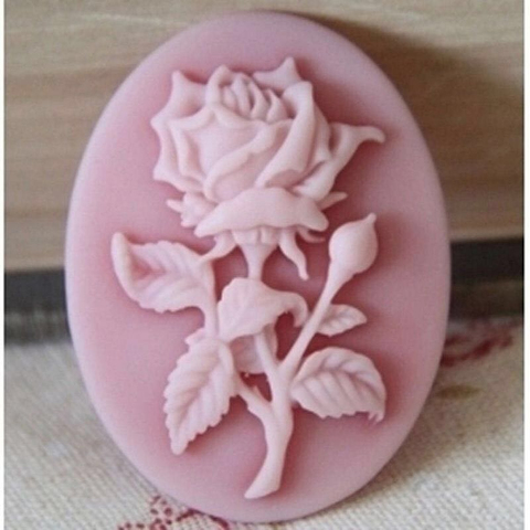 Molde para hornear pasteles 3D Mini Rosa flor silicona molde de jabón DIY Aroma vela decoración herramientas dulce caramelo Chocolate ► Foto 1/3