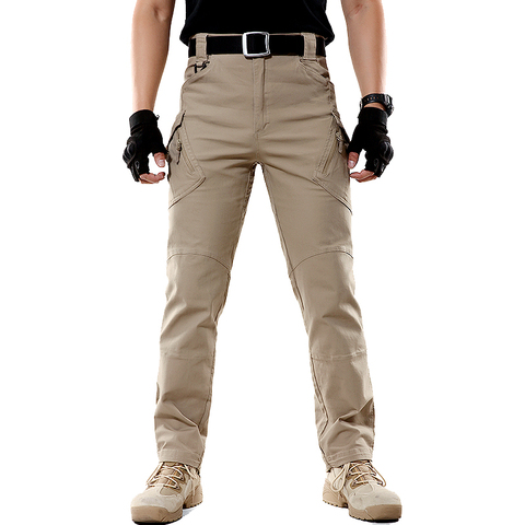 Pantalones Swat Para Hombre Táctico Militar Cargo Negro Militar