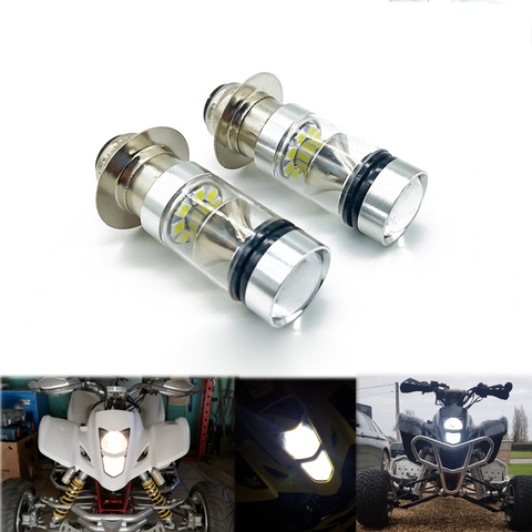 03-08 LTZ400 100W 6000K 1100LM H6 faro LED de luz blanca para ATV Suzuki LTZ 400 Z400 QUADSPORT 2003, 2004, 2005, 2006, 2007, 2008 ► Foto 1/5