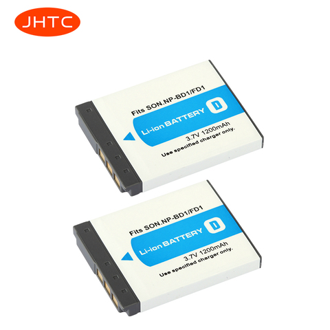 1200mAh NP-FD1 NP-BD1 NP BD1 FD1 Cámara Li-Ion batería para SONY DSC T300 TX1 T900 T700 T500 T200 T77 T900 T90 ► Foto 1/6