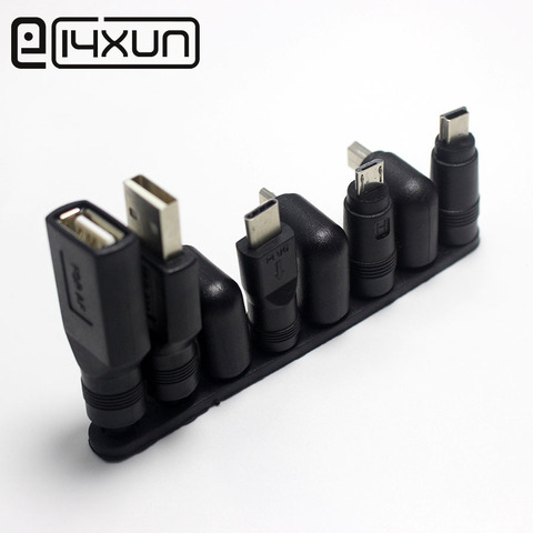 1 Juego de conector hembra de 5,5x2,1mm para Mini/Micro/tipo-c/USB 2,0, adaptador de conector de alimentación CC ► Foto 1/6