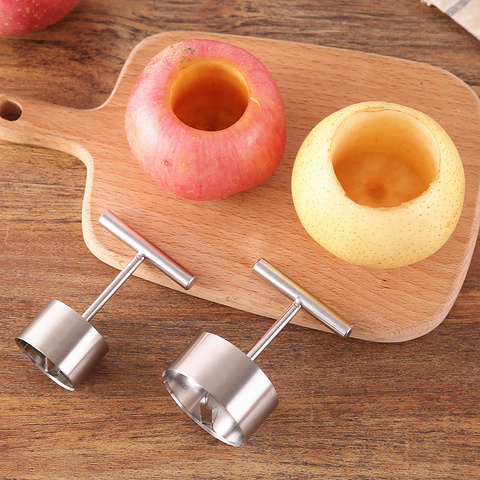 Cortador de núcleo de manzana de acero inoxidable, separador multifunción de núcleo de fruta, removedor de picaduras, accesorios de herramientas de cocina ► Foto 1/6