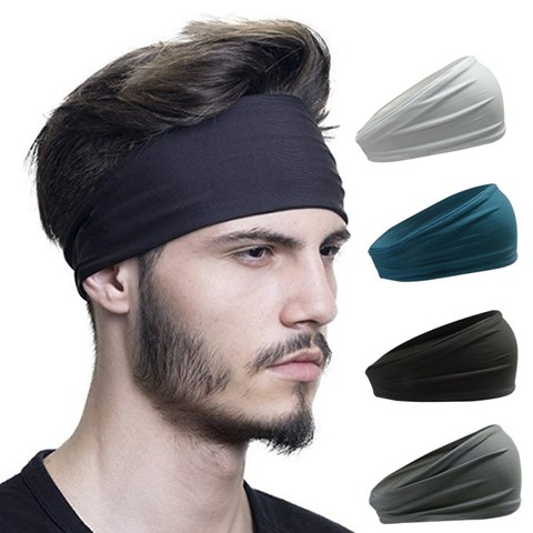 Diadema deportiva absorbente para hombres y mujeres, banda para el sudor, para ciclismo, Yoga, diademas para el sudor ► Foto 1/6