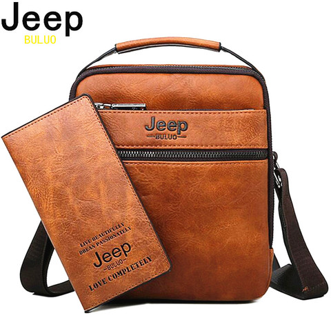 JEEP BULUO-Bolso de hombro individual multifuncional para hombre, bandolera a la moda, para negocios y ocio, los mejores regalos ► Foto 1/6