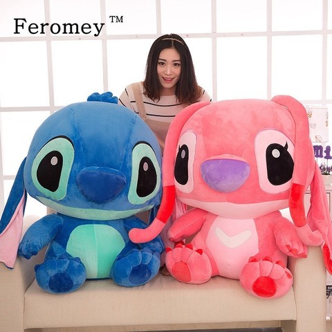 Muñecas de felpa de Stich de Lilo & Stich para niños, juguete de peluche de tamaño grande de 20-45cm, Stich de dibujos animados de Disney, regalo de cumpleaños ► Foto 1/6