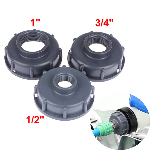 Nuevos accesorios de tanque IBC duraderos S60X6 tapa roscada gruesa 60mm hilo femenino a 1/2 