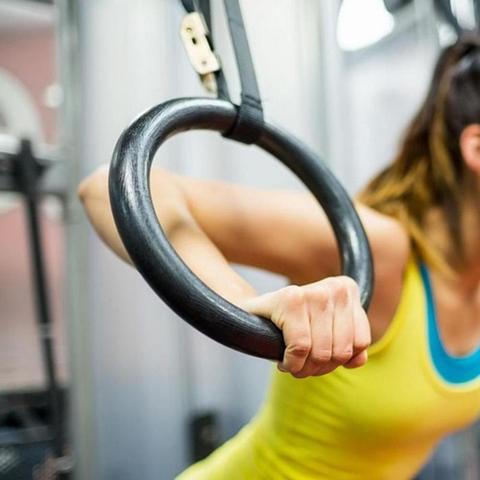 2 uds gimnasio en casa para ejercicio de gimnasio, adecuación física anillos de entrenamiento de fuerza herramienta accesorios para equipos de Fitness ► Foto 1/6