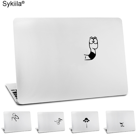 Pegatina de vinilo para ordenador portátil con diseño creativo negro con logotipo de Snake crawling Out para Apple MacBook Air 11 12 13 Pro 13 15 17 retina ► Foto 1/6