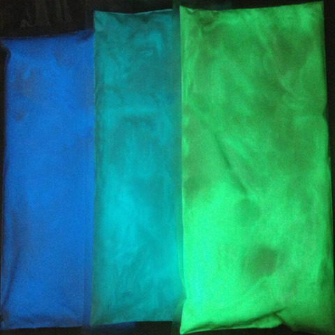 50 g/bolsa de pigmento fluorescente fosforescente de noche de neón, pigmentos de Color luminoso que brillan en la oscuridad, polvo de pintura de Color neón después de brillar ► Foto 1/6