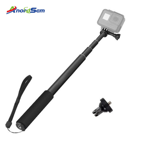 Palo Selfie monopie para Gopro, palo extensible, palos para la mano,  impermeable, para GoPro Hero 7 6 5 Xiaoyi 4K DJI - AliExpress