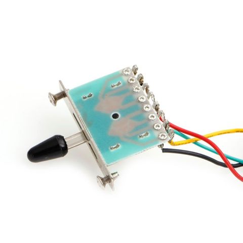 Interruptor de 5 vías, 500k, pomos, arnés de cableado, pastilla para guitarra Strat ► Foto 1/6