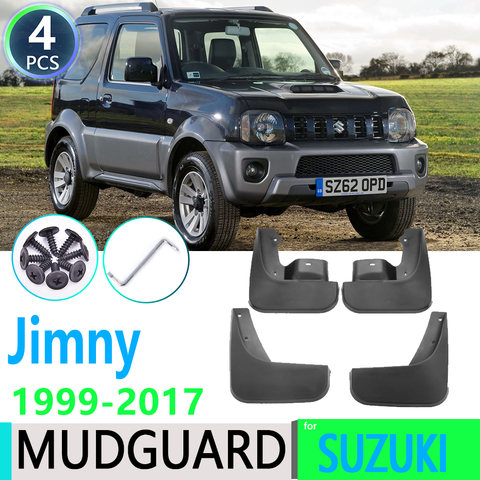 Guardabarros para coche Suzuki jimny JB 1999 ~ 2017 2000 2001 2003 2004 2005, accesorios para coche ► Foto 1/6