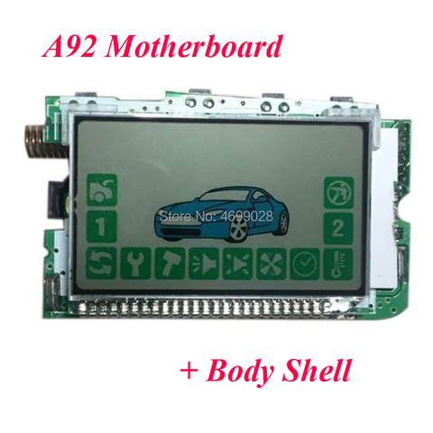 Llavero para mando a distancia A92 LCD, sistema de alarma para coche ► Foto 1/1