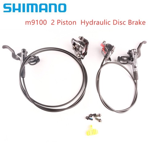 SHIMANO-freno de 2 pistones XTR M9100 para bicicleta de montaña, freno de disco hidráulico de 4 pistones, MTB ice-tech, mejor que M9000 ► Foto 1/6