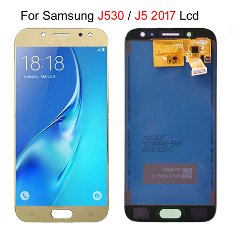 Módulo de pantalla LCD ajustable para Samsung Galaxy J5 2017 J530, montaje de Sensor digitalizador con pantalla táctil, J530F J530FM ► Foto 1/4