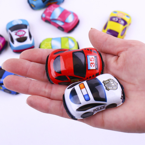 5 unids/lote atrás juguetes de coches de carreras bebé Mini de dibujos animados pequeño autobús camión aire avión colorido juguetes de los niños para niños niño regalos ► Foto 1/6