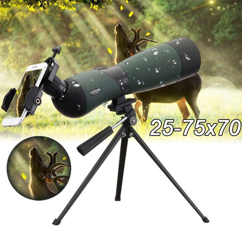 LUXUN-telescopio monocular de 50/60/70mm, resistente al agua, para turismo, avistamiento de aves, caza ► Foto 1/6