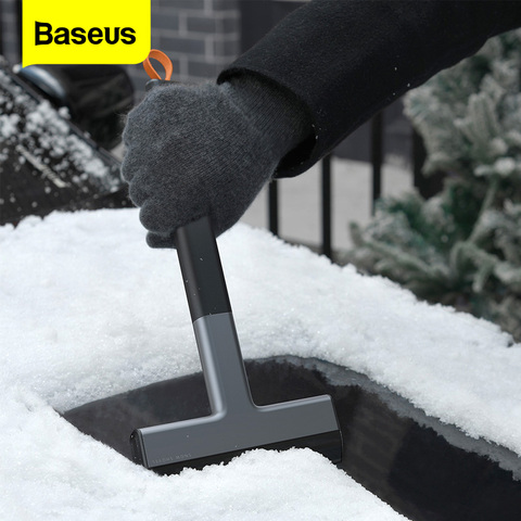 Baseus-raspador de hielo para coche, herramienta para quitar la nieve, para parabrisas Deforst raspador, trituradora suave para invierno, toallita para nieve automática, limpiador de vidrio de hielo ► Foto 1/6