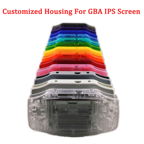 Carcasa personalizada para GBA IPS, carcasa de pantalla LCD para GAMEBOY ADVANCE, carcasa de alta calidad, sin necesidad de precorte ► Foto 1/6