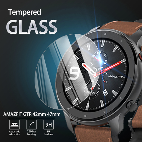 5 uds 9H templado Premium de vidrio para AMAZFIT GTR 42mm 47mm Smartwatch de película Protector de pantalla accesorios para AMAZFIT GTR reloj ► Foto 1/6