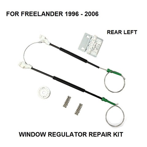 Para LAND ROVER FREELANDER eléctrico KIT de reparación de regulador de ventanilla trasera izquierda 1996-2006 ► Foto 1/1